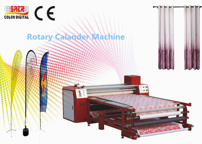 Roll Calander เครื่องการพิมพ์แบนเนอร์ระเหิดอัตโนมัติ CE รับรอง 1