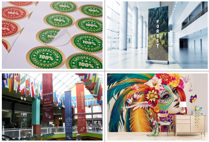 Roll to Roll & Flatbed Printing UV Hybrid Printer for Poster Advertisement Electronic Decorations Materials Craft 5