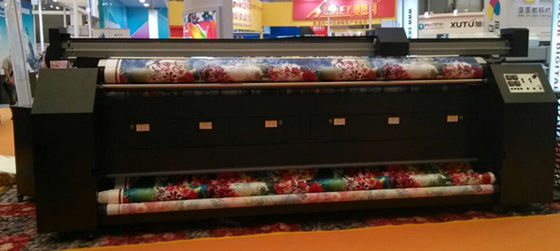 3.2m ผ้าแก้วระเหิดเครื่องการพิมพ์สำหรับการทำธงในร่มและกลางแจ้งของ