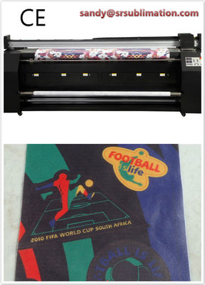 เครื่องพิมพ์สิ่งทอดิจิตอลระเหิดรูปแบบขนาดใหญ่สำหรับพื้นแข็งธงหยดน้ำตา