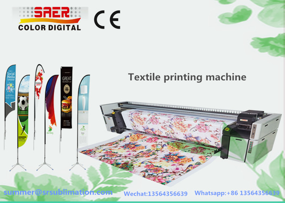SAER High DIP Dye Sublimation Textile Printer พร้อม Fixation Unit