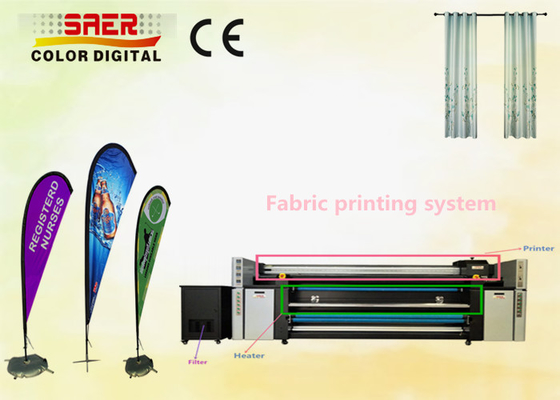 3 ชิ้น Epson Head Pigment Ink ตั้งค่าสถานะเครื่องพิมพ์โดยตรงโซลูชันการบ่มแบบอินไลน์