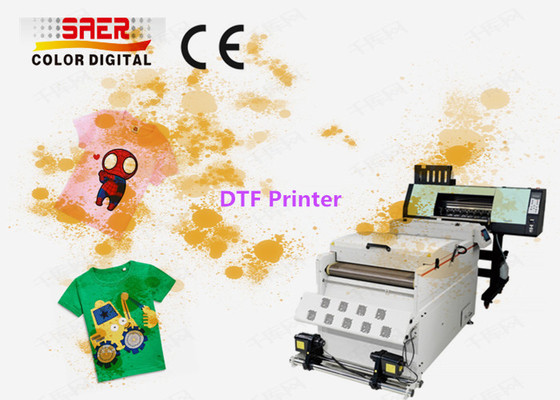 เครื่องพิมพ์เสื้อ T-shirt Inkjet ดิจิตอล ขนาด 60 ซม. เครื่องพิมพ์ DTF PET Film