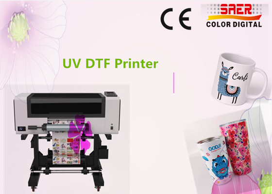 เครื่องพิมพ์ยูวีดีทีเอฟ ชุดเต็ม AB ฟิล์มอัตโนมัติ A3 UV flatbed lacquer