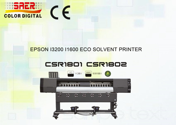 CMYK สี i3200 หัว Eco Solvent Printer เครื่องพิมพ์หมึก