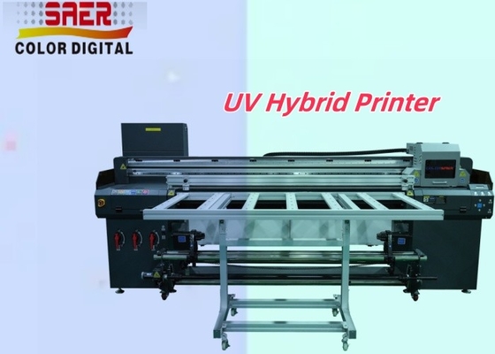 UV Hybrid Roll To Roll และ Flatbed UV Printer โรงงานผลิตเครื่องพิมพ์ยูวีไฮบริดขนาดใหญ่โดยตรง