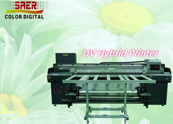 SAER โปสเตอร์โฆษณา เครื่องประดับ วัสดุ โรลไปโรล และพิมพ์บนแผ่น UV Hybrid Printer