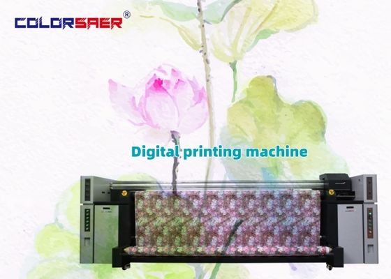 เครื่องพิมพ์ผ้าผ้า Sublimation 8 หัว Inkjet Sublimation เครื่องพิมพ์ดิจิตอล ความเร็วสูง