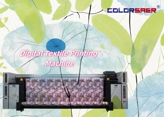 เครื่องพิมพ์ผ้าดิจิทัล Epson Head หน้ากว้าง 3.2 เมตร CMYK Sublimation