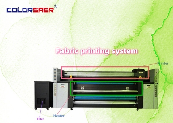 เครื่องพิมพ์สิ่งทอดิจิตอลอัตโนมัติ 2200 มม. พร้อมหัวพิมพ์ Epson i3200 จำนวน 3 หัว