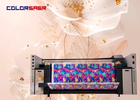 เครื่องพิมพ์ผ้าปูนและพอลิเอสเตอร์แบบดิจิตอลขนาดใหญ่ I3200 พร้อมหมึก sublimation และ Pigment