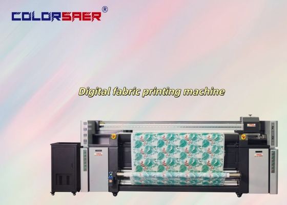 เครื่องพิมพ์ดิจิทัลสิ่งทอความละเอียดสูง Direct to Fabric พร้อมเครื่องทำความร้อนแบบ All-in-one Plotter สำหรับผ้าฝ้ายและผ้าโพลีเอสเตอร์