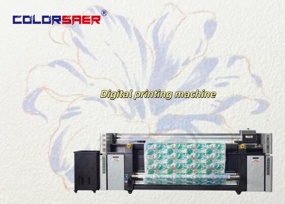 Factory Whole Sale 4pcs / 8pc  I3200 Head Digital Cotton and Polyester Fabric Printer with Sublimation & Pigment ink
