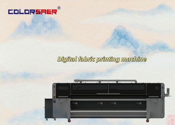ระบบการพิมพ์ผ้าขนาดใหญ่ 4 & 8 สีคุณภาพสูง เครื่องพิมพ์ผ้าแบบ Inkjet ความแม่นยําสูง