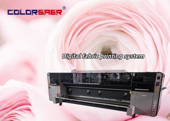 Shanghai SAER COLOR 4 color or 8 color Digital Textile Printing System 3200mm Large Format Fabric Plotter