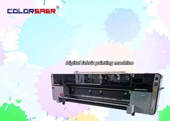 เครื่องพิมพ์ผ้าขนาดใหญ่ พร้อมหัวพิมพ์ 4pc & 8pcs เครื่องพิมพ์กราฟิกโฆษณาภายในและภายนอก