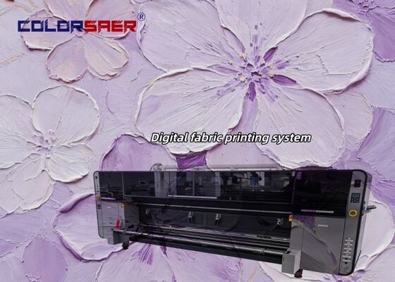 SAER Certified 3.2m KJ48-QL หัวพิมพ์เครื่องพิมพ์สิ่งทอแบบตรงอุตสาหกรรมสำหรับโรงงานป้ายโฆษณา OEM