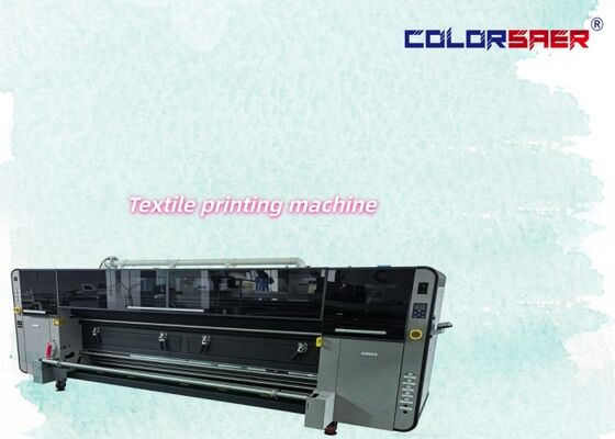 SAER CSR3200 รุ่นใหม่ อายุการใช้งานยาว Inkjet Textile Roll to Roll Printer with Heater Unit System สําหรับผ้า