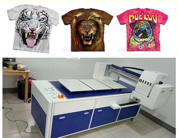 เครื่องพิมพ์เสื้อยืด Flatbed ดิจิตอล 8 Ricoh GH2220 น้ำหนัก 260 กก