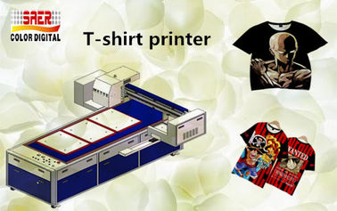 เครื่องการพิมพ์เสื้อยืด A3 Flatbed / เครื่องพิมพ์การ์เม้นท์รับประกัน 1 ปี