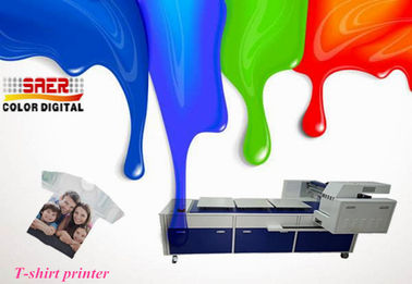 เครื่องการพิมพ์เสื้อยืดดิจิตอล 3 ถาดพิมพ์ความแม่นยำสูง 2065 * 1705 * 1240 มม