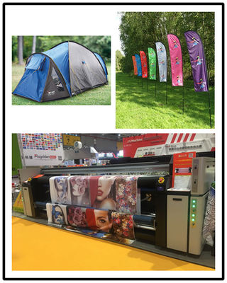 เครื่องพิมพ์แสดงการค้าแสดงผ้าดิจิตอลม้วนเพื่อม้วนความละเอียด 360 - 1800dpi