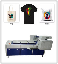 ตรงไปยังเครื่องพิมพ์เสื้อยืดภูษา 220 โวลต์ / 110 โวลต์ 0 - 25 มม. ความหนาพิมพ์ CE รับรอง