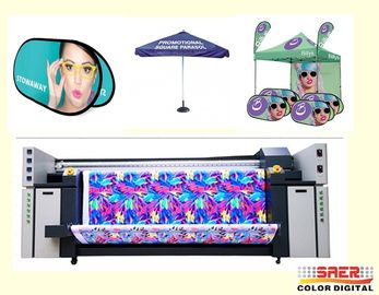 อุปกรณ์การพิมพ์เสื้อยืดพล็อตเตอร์ 2.0m ผ้าโพลีเอสเตอร์ 23 SQM / H ความเร็วในการพิมพ์