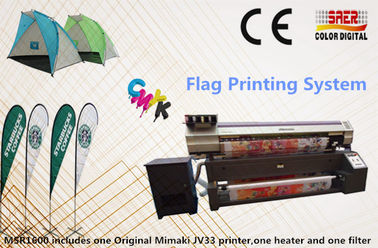 สูงสุด 160 ซม. วัสดุความกว้างของเครื่องพิมพ์ผ้า Mimaki สำหรับโพลีเอสเตอร์ / ฝ้าย