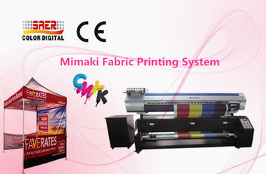 รูปแบบขนาดใหญ่เครื่องพิมพ์สิ่งทอ Mimaki โดยตรงด้วยหัว Epson DX7 ความเร็วสูง