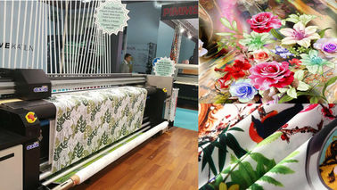 ธง Roller ตรงไปยังเครื่องพิมพ์ผ้าอัตโนมัติด้วยความเร็ว45m² / H