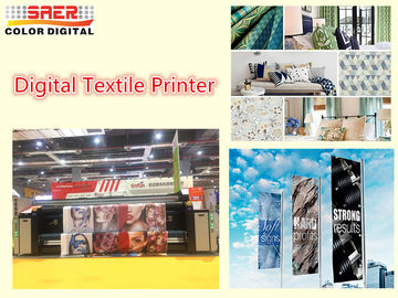 เครื่องพิมพ์สิ่งทอดิจิตอล CMYK รูปแบบขนาดใหญ่ 1800DPI