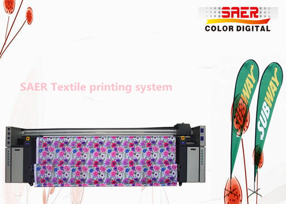 No Pinch Roller พลอตเตอร์ผ้าดิจิตอลการพิมพ์ผ้าฝ้าย 720x1800DPI