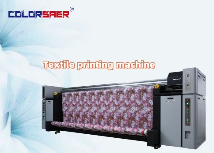 SAER Digital Inkjet Printer for Textile & Fabric Printing with 8 pcs i3200 Printhead