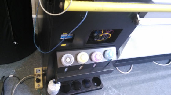 Double Dx7 หัวพิมพ์ผ้าเครื่องการพิมพ์ดิจิตอลสำหรับการทำธง