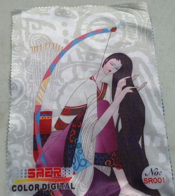 ผ้าโพลีเอสเตอร์พิมพ์ดิจิตอล 100% สำหรับการทำผ้าปูโต๊ะ