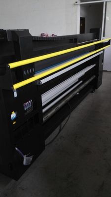 เครื่องการพิมพ์ผ้าซาตินระเหิด 5.5KW Dual CMYK 1440 DPI