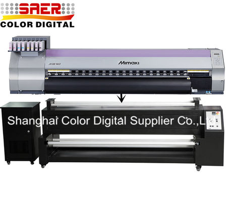 1.6M Digital Inkjet Mimaki เครื่องพิมพ์สิ่งทอสำหรับธงโฆษณา