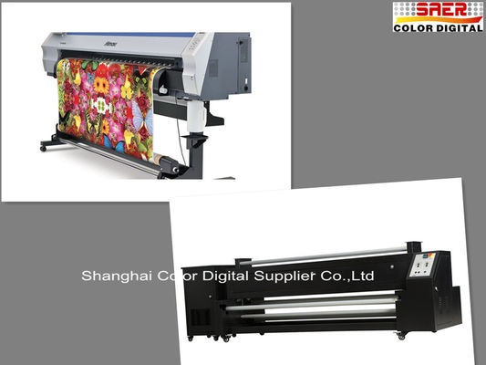 ผ้าเดิม TS34-1800A Mimaki เครื่องพิมพ์ดิจิตอลพร้อมเครื่องทำความร้อนระเหิด