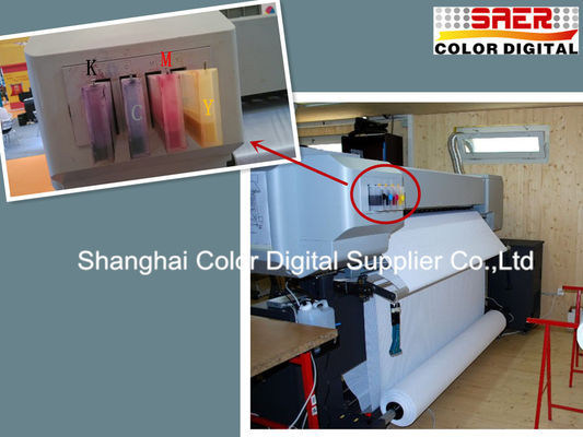 ความละเอียดสูงของหัว Epson Mutoh เครื่องพิมพ์ระเหิดใช้ในร่มกลางแจ้ง