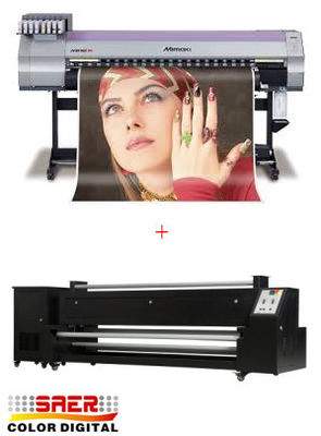 เครื่องพิมพ์อัตโนมัติ Mimaki สิ่งทอความเร็วสูงหัวพิมพ์ Epson DX5