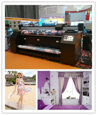 เครื่องพิมพ์ Epson Dx7 หัวพิมพ์คู่เครื่องจักรการพิมพ์สิ่งทอไม่มีเสียง