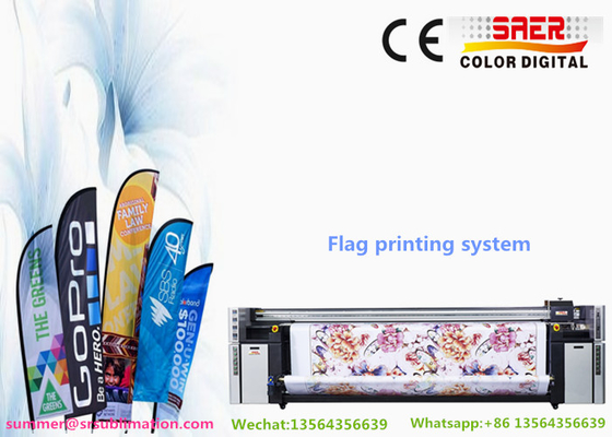 เครื่องพิมพ์สิ่งทอสีระเหิดหลายสีความเร็วสูงพร้อมฮีตเตอร์