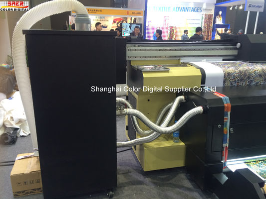 บริการการพิมพ์สิ่งทอโดยตรงนอกสถานที่เครื่องพิมพ์พร้อมหัวพิมพ์ Epson สี่หัว