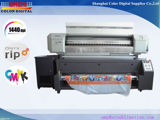 Mutoh โดยตรงไปยังม้วนเครื่องพิมพ์สิ่งทอระเหิดด้วยหัวพิมพ์ DX5