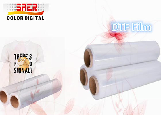 ฟิล์มพิมพ์ PET กว้าง 60 ซม. สำหรับเครื่องพิมพ์อิงค์เจ็ทดิจิตอล DTF