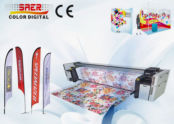 เครื่องพิมพ์ระเหิดดิจิตอล 2100 มม. สำหรับผ้าฝ้ายธง