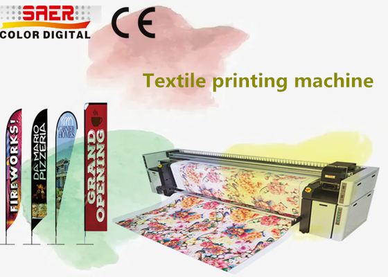 เครื่องพิมพ์ผ้าแบบดิจิทัล Inkjet สําหรับการพิมพ์ตรงบนผ้าปู Poly Linen