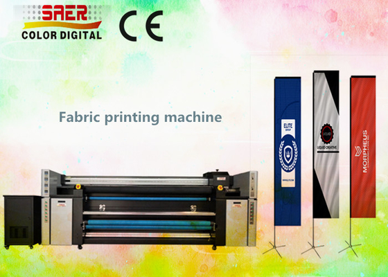 เครื่องพิมพ์ผ้าแบบดิจิทัล Inkjet สําหรับการพิมพ์ตรงบนผ้าปู Poly Linen