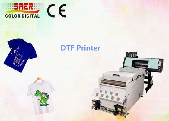 เครื่องพิมพ์ส่งความร้อน DTF ความเร็วสูง พร้อมเครื่องสั่นผง